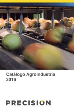 Catálogo Agroindustria 2016