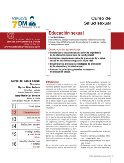 Educación sexual - Siete Días Médicos