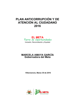plan anticorrupción y de atención al ciudadano 2016