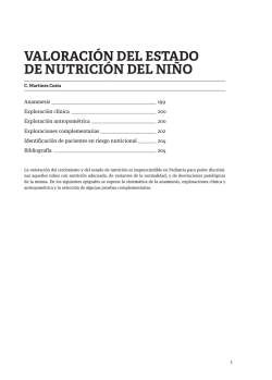 Valoración nutricional niño - CFGS Dietética IES "El Getares"