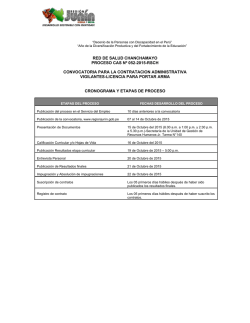 red de salud chanchamayo proceso cas nº 052-2015