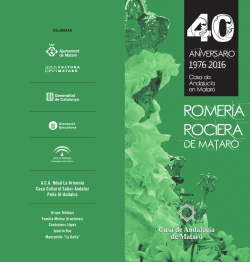 romeria rociera - Cultura Mataró