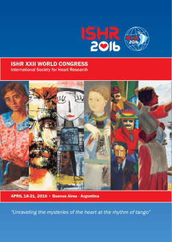 ishr program pdf - ISHR World Congress