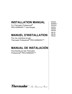 installation manual manuel d`installation manual de instalación