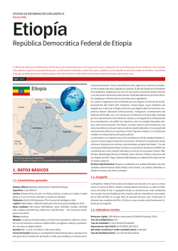 Etiopía - Ministerio de Asuntos Exteriores y de Cooperación