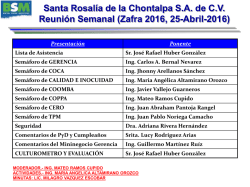 Ultima Presentacion Semanal - BSM | Santa Rosalía de la Chontalpa
