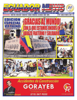 Edición 871 - Ecuador News