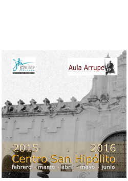 abril aula arrupe - Jesuitas Córdoba