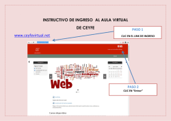 INSTRUCTIVO DE INGRESO AL AULA VIRTUAL DE CEYFE www