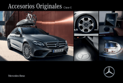 Accesorios Originales Clase E - Mercedes-Benz
