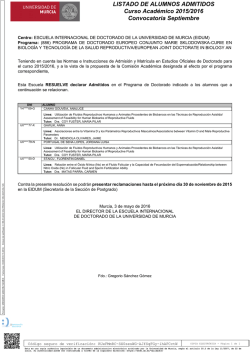 documento. - Universidad de Murcia