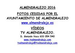 Fotos y vídeo ALMENDRALEJO - Torremolinos Bailando MueBT