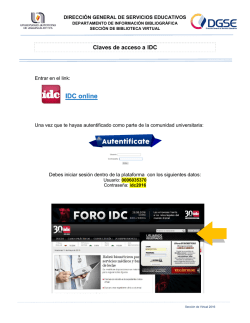 IDC online - Biblioteca