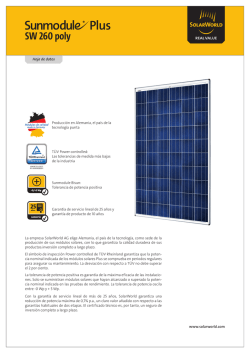 SW 260 poly - SolarWorld