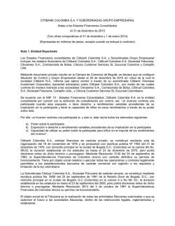 (1) Ente Económico - Superintendencia Financiera de Colombia