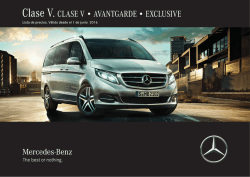 LISTA PRECIOS CLASE V.indd - Mercedes-Benz