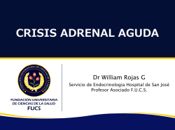 CRISIS ADRENAL AGUDA – Dr. William Rojas García