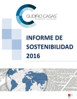 informe de sostenibilidad 2016