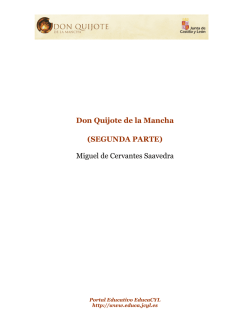 Don Quijote de la Mancha (SEGUNDA PARTE)