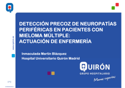 detección precoz de neuropatías periféricas en pacientes con