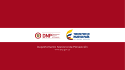 1 - DNP Departamento Nacional de Planeación