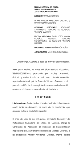 TEE/SSI/JEC/035/2016 - Tribunal Electoral del Estado de Guerrero
