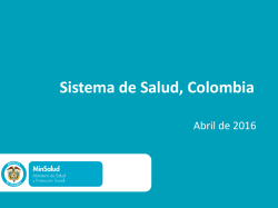 sistema-salud-colombia-2016 - Ministerio de Salud y Protección