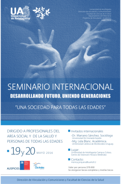 seminario internacional - Universidad de Antofagasta