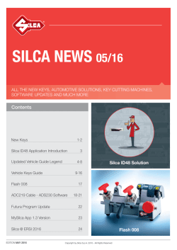 Silca News 05-2016 - Dar-mar