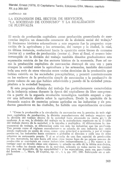 Mandel, Ernest (1979), El capitalismo Tardío, Ediciones ERA
