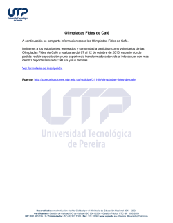 Descarga Olimpiadas Fides de Café en PDF