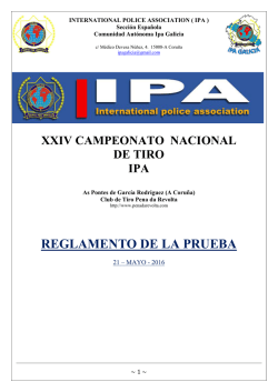 Reglamento del Campeonato Tiro Ipa 2016