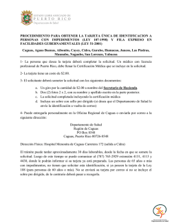 Región Caguas - Departamento de Salud de Puerto Rico