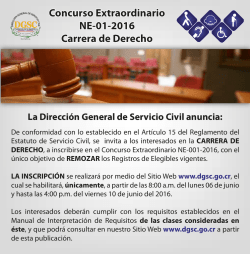 Afiche - Dirección General de Servicio Civil de Costa Rica