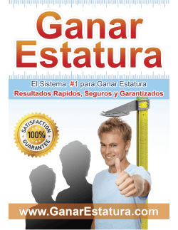 Ganar Estatura™ PDF, Libro por Luis García