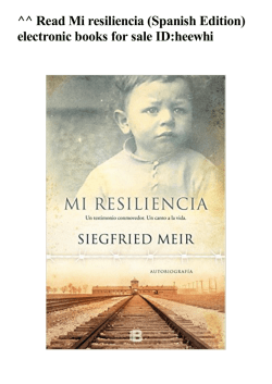 ^^ Read Mi resiliencia (Spanish Edition) electronic books for sale ID