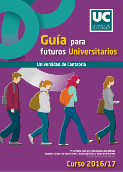 Guía para Futuros Universitarios 2016/17