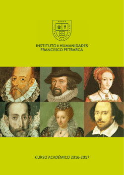curso académico 2016-2017 - Instituto de Humanidades Francesco