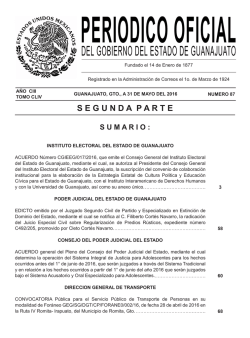 segundaparte - Periódico Oficial - Gobierno del Estado de Guanajuato