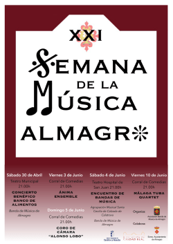 cartel XXI Semana Musica Almagro