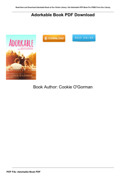 Adorkable Book PDF Book Author: Cookie O`Gorman