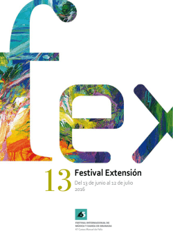 Programa FEX 2016 en formato pdf