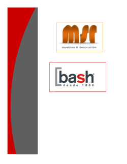 Catálogo Bash - Muebles MSR Muebles y Decoración