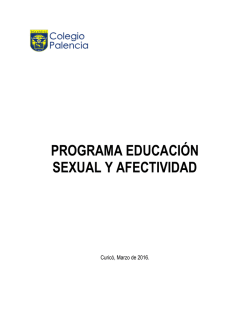 Sexualidad y Afectividad 2016 (Programa)