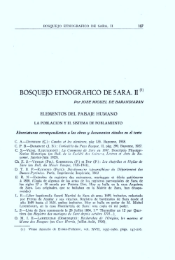 BOSQUEJO ETNOGRAFICO DE SARA. II (1 )