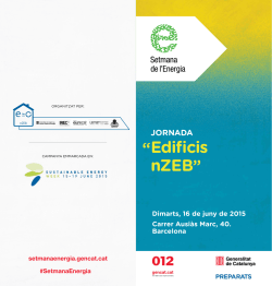 Edificis nZEB - Institut Català d`Energia
