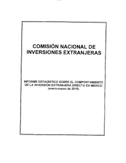 COMISIÓN NACIONAL DE INVERSIONES EXTRANJERAS