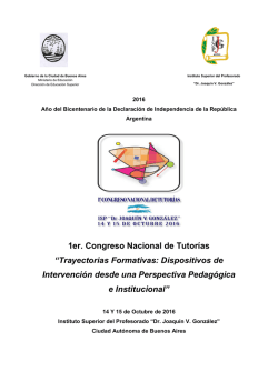leer pdf - Instituto Superior del Profesorado "Dr. Joaquín V. González"
