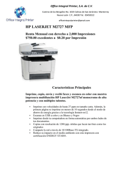 HP 2727 MPF - office integral printer