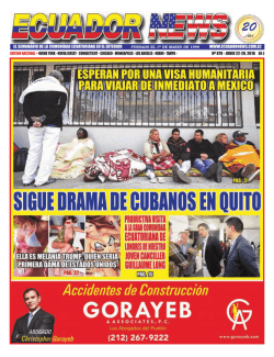 Edición 879 - Ecuador News